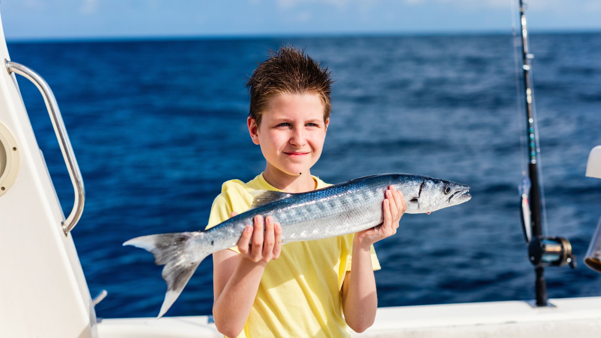 kids fishing trip